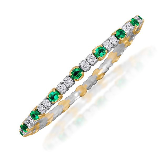 Picchiotti Xpandable™ Emerald & Diamond Bracelet